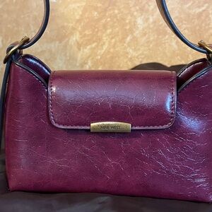 Nine West Dark Red Shoulder Bag
